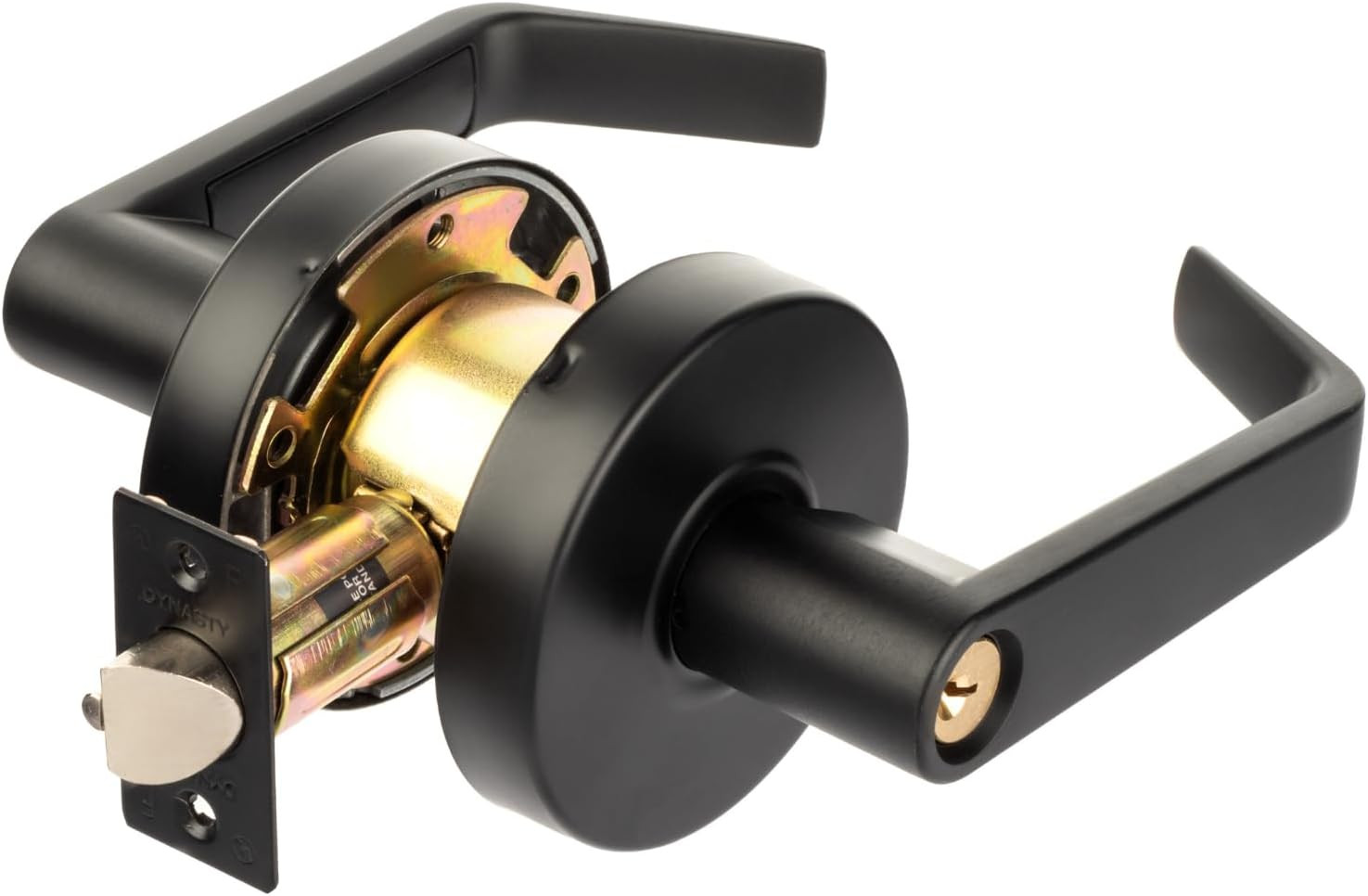 AUG-00-26D Grade 2 Commercial Duty Office Door Keyed Lever Lockset, ADA, Satin C