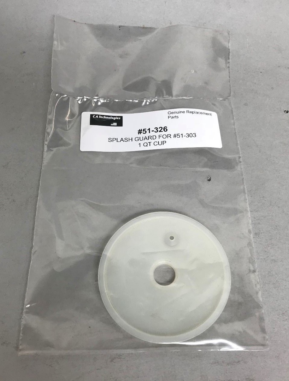 CA Technologies #51-326 Splash Guard for #51-303 1 qt Cup FREE SHIP!