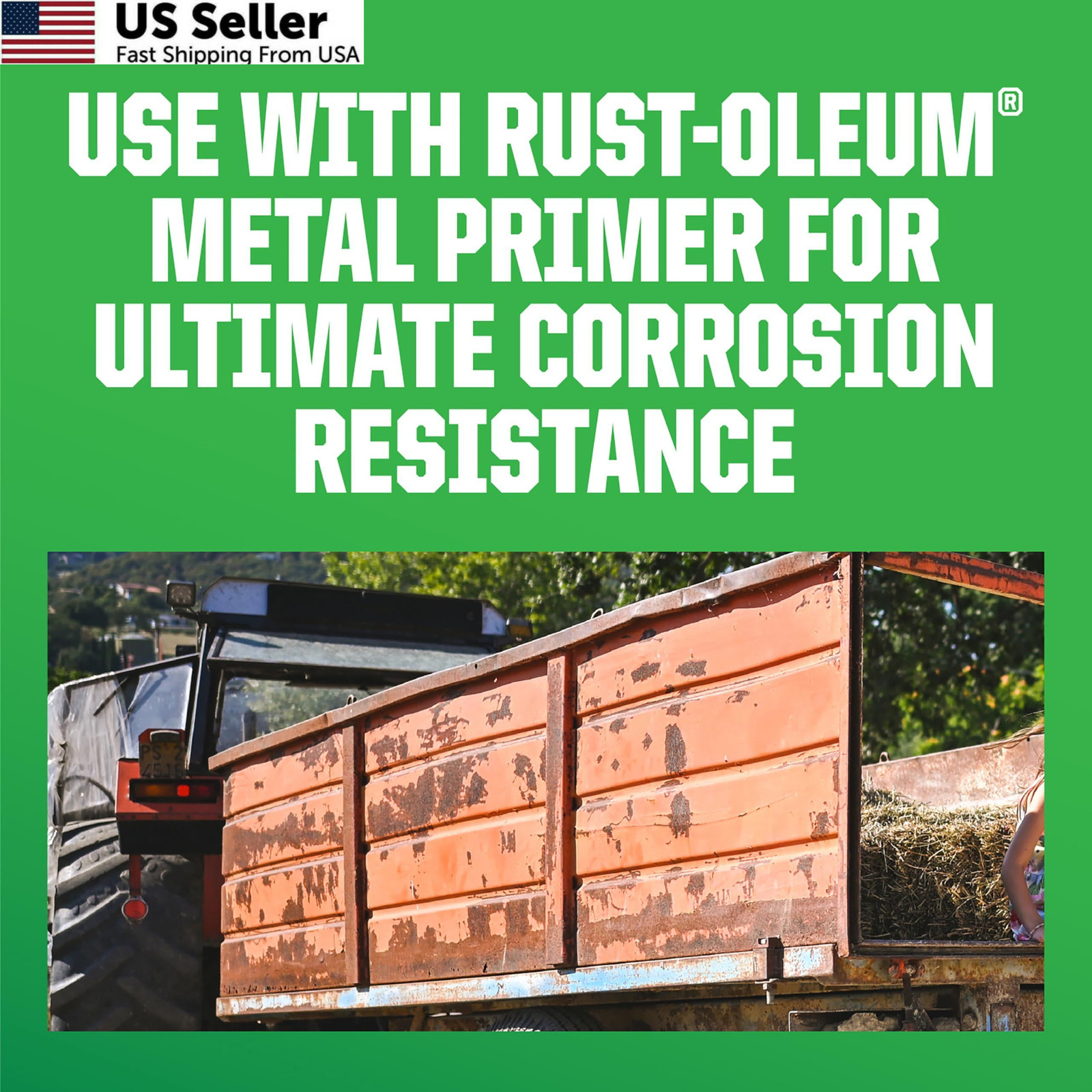 6-Pack Rust-Oleum Farm & Implement Spray Paint 12oz Gloss Black Tractor Coating
