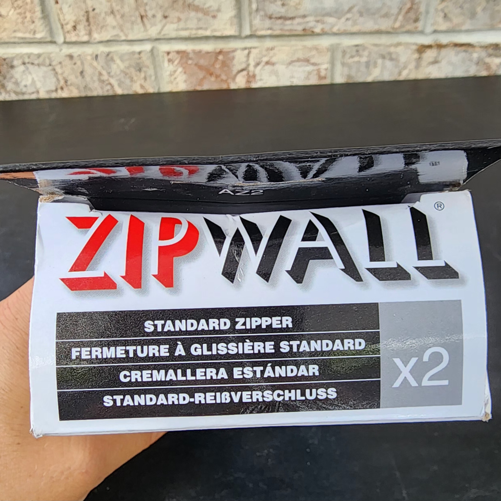 Zipwall AZ2 Standard Zipper Dust Barrier for Remodeling Construction 2 Pack NEW!