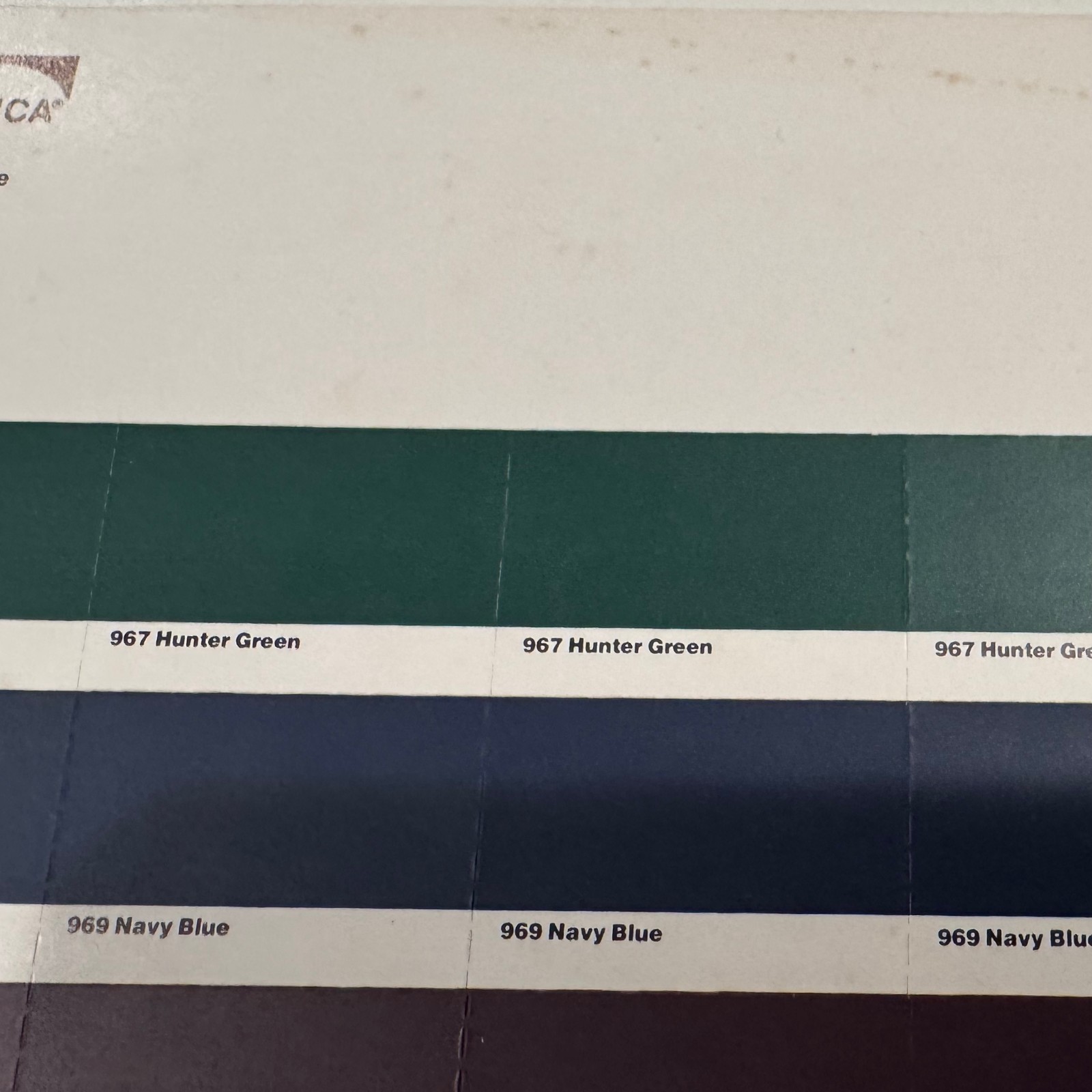 Vintage Formica Laminate Sample Binder – Color Sample Book – 6 Pages