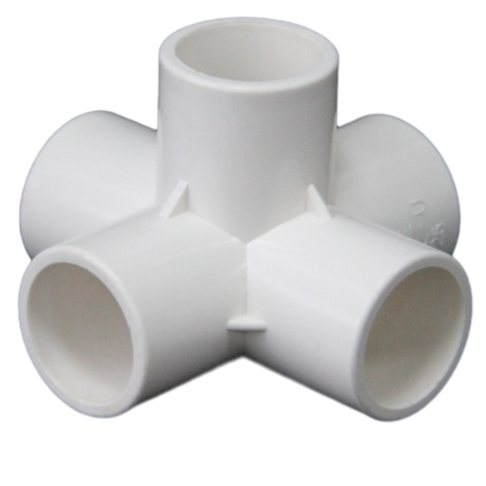 5 Way PVC Fitting Elbow Pipe Connector Side Outlet 20mm 25mm 32mm 40mm 50mm