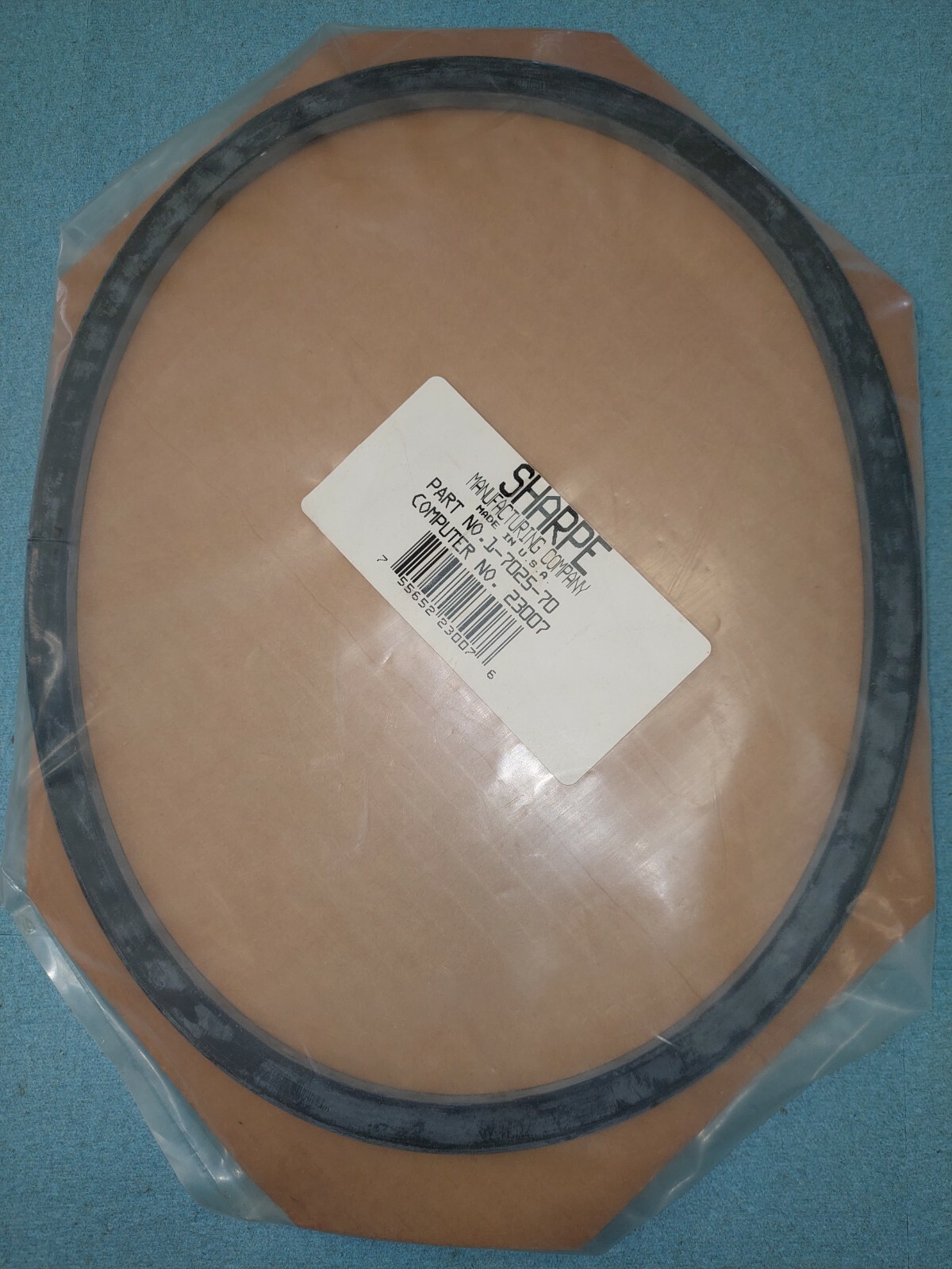 Sharpe Lid Gasket P/N 1-7025-70
