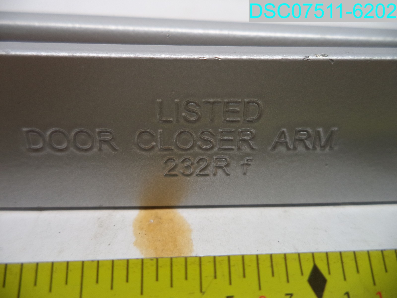 Door Closer Arm 232R Silver