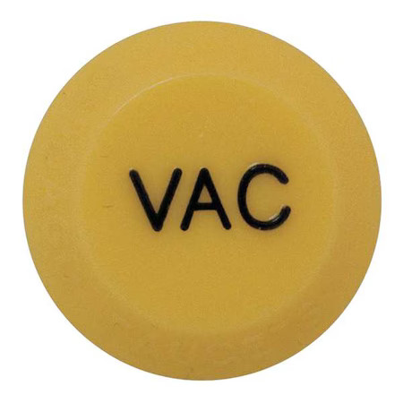 Chicago Faucet 216-378Jknf Button, Vacuum, For Use With 204-4-Arm Handles