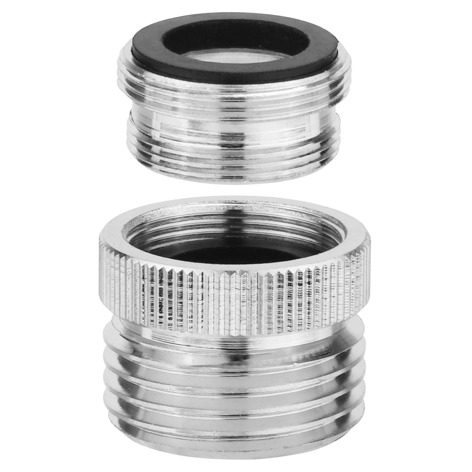 NQEUEPN Faucet Adapter Kit, 3/4 Inch Garden Hose to 1/2 Sink M, Silver