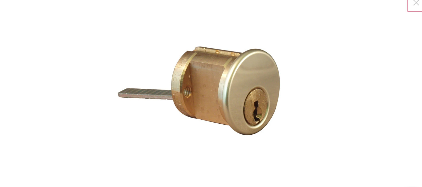 LSDA Rim Cylinder Bright Brass Schlage C R200SCC3