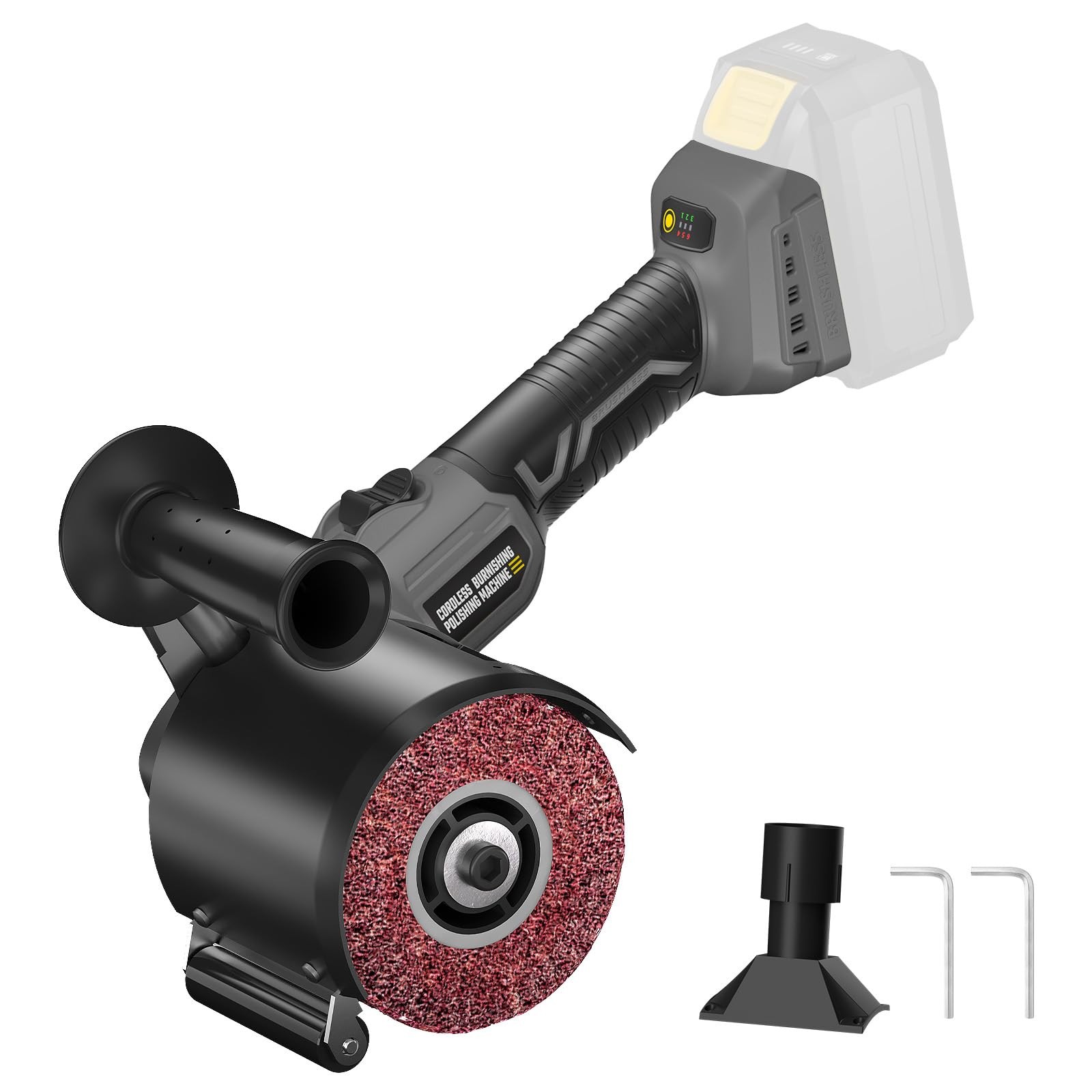 VERVEWAVE Cordless Burnishing Polishing Machine for Dewalt 20V Max Battery (N…