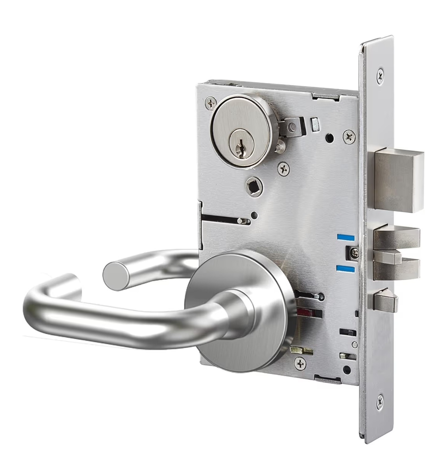 Commercial/Residential Heavy Duty Mortise Lockset Door Lever Lock Non-Handed