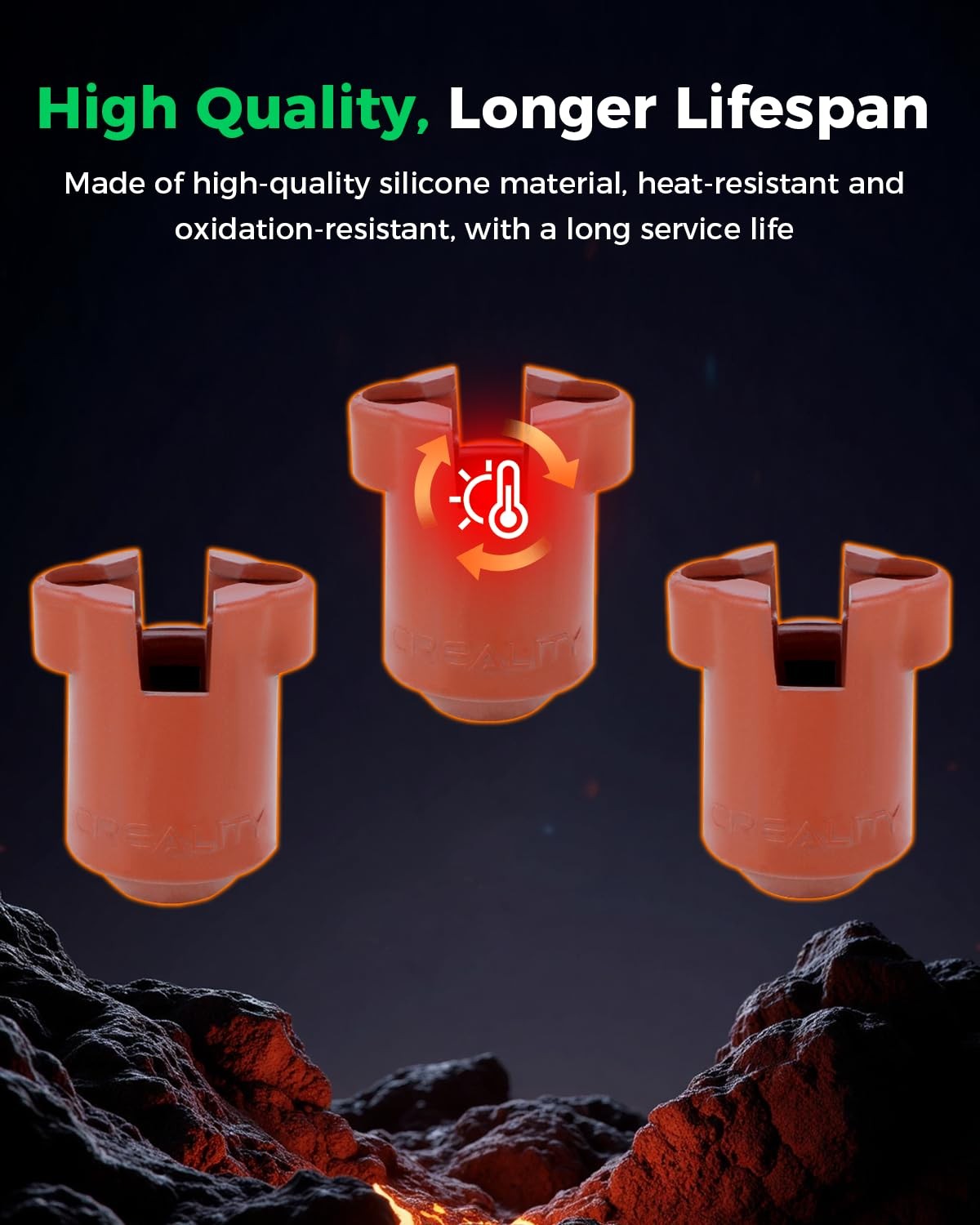 Creality Official K2 SE Hotend Heat Insulation Sleeve（3Pcs）Original Hotend…