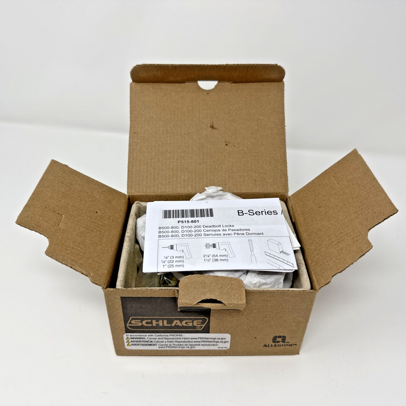 Schlage B571 622 Door Bolt Occupancy Indicator New