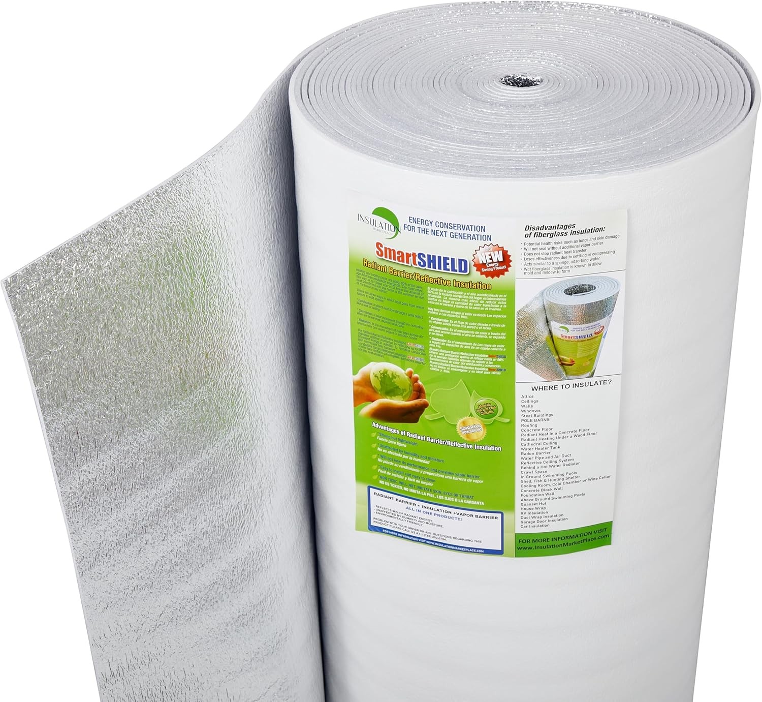 16×50 Foot Reflective Foam Insulation Roll
