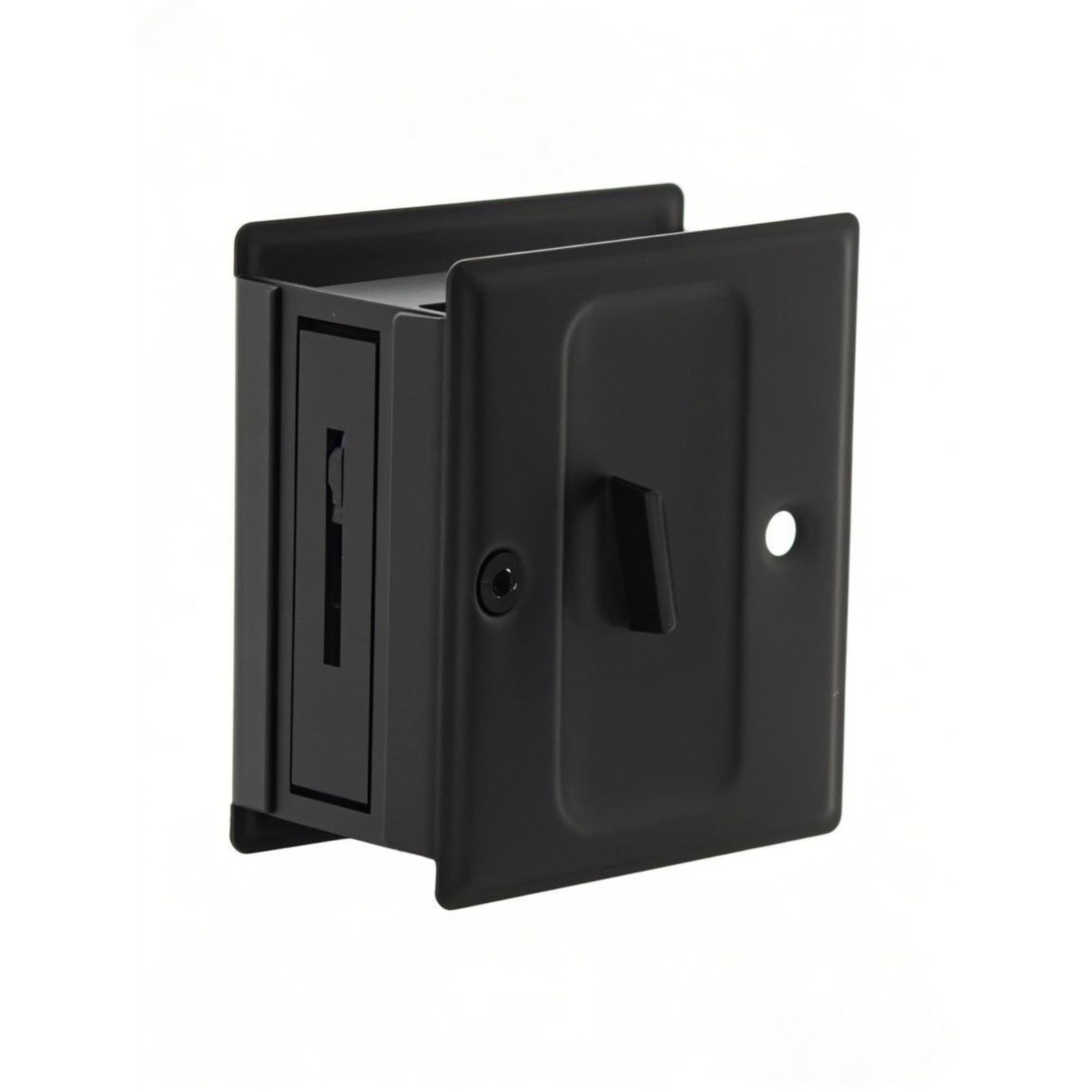 Privacy Sliding Door Lock with Pull, Solid Brass Pocket Door Privacy Lock, Ma…