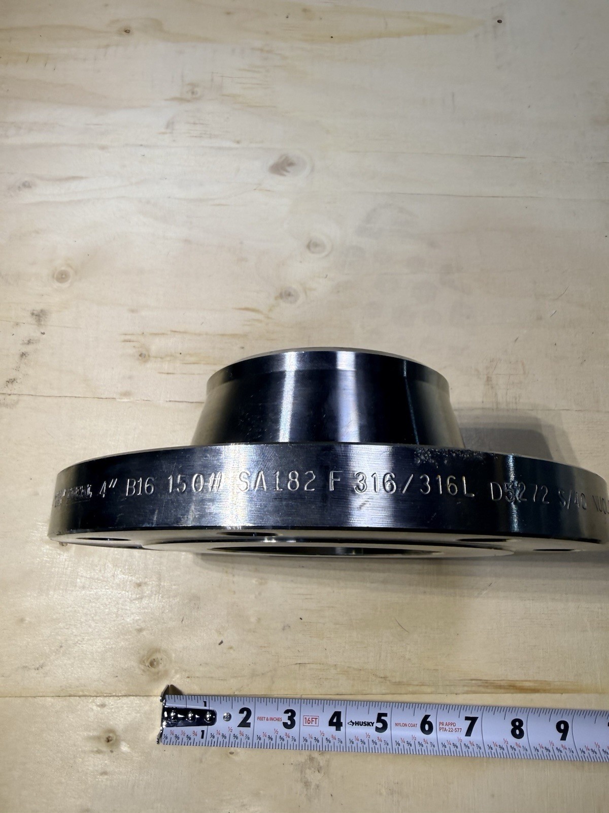 IDEAL 4 in Weld Neck Flange Stainless Steel SA182 F316/316L B16.5 CL150