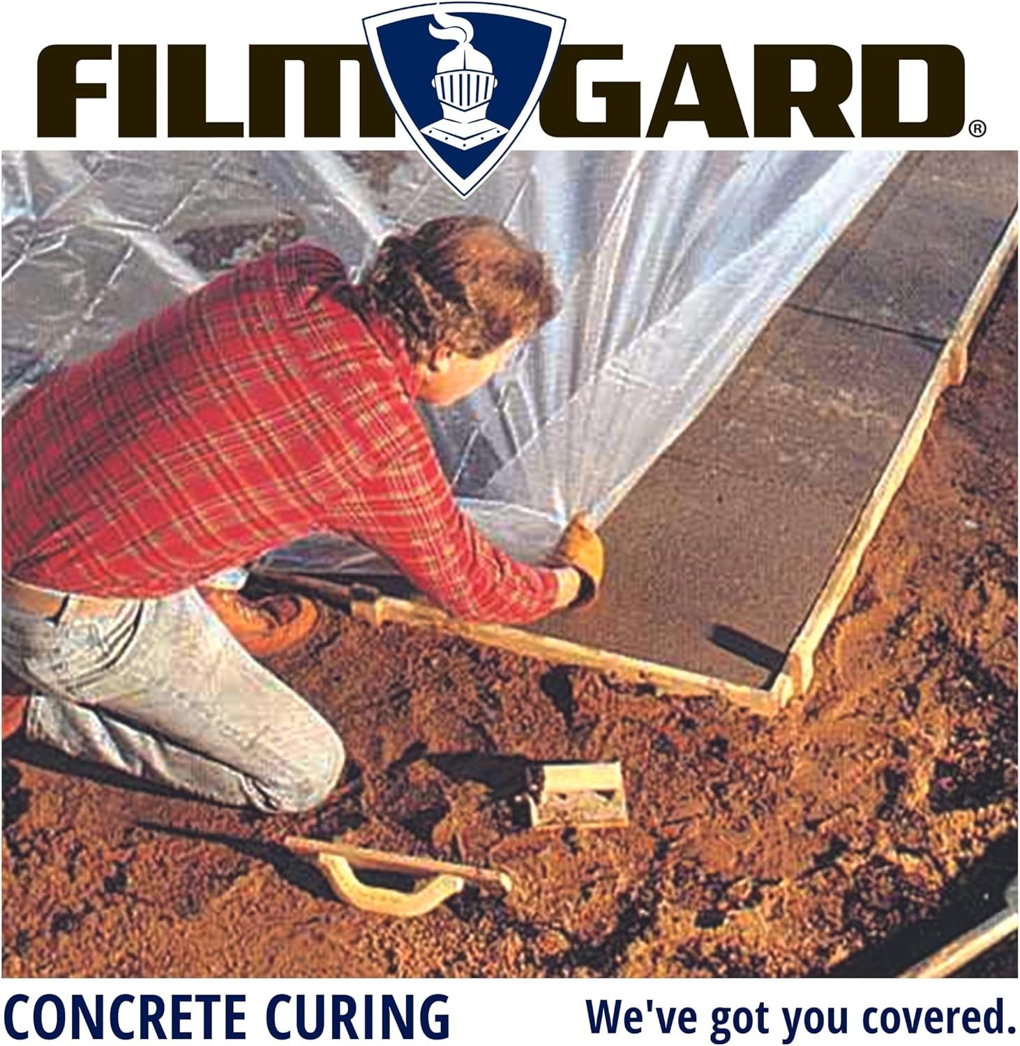 626033 Construction Plastic Sheeting 10′ Width X 100′ Length X 6 mil Thick, C…