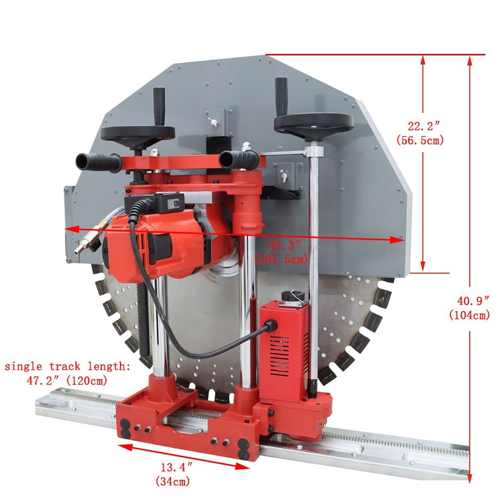 Heavy-duty Concrete Wall Cutter 220V Powerful Concrete/Brick Wall Cut Saw 300RPM