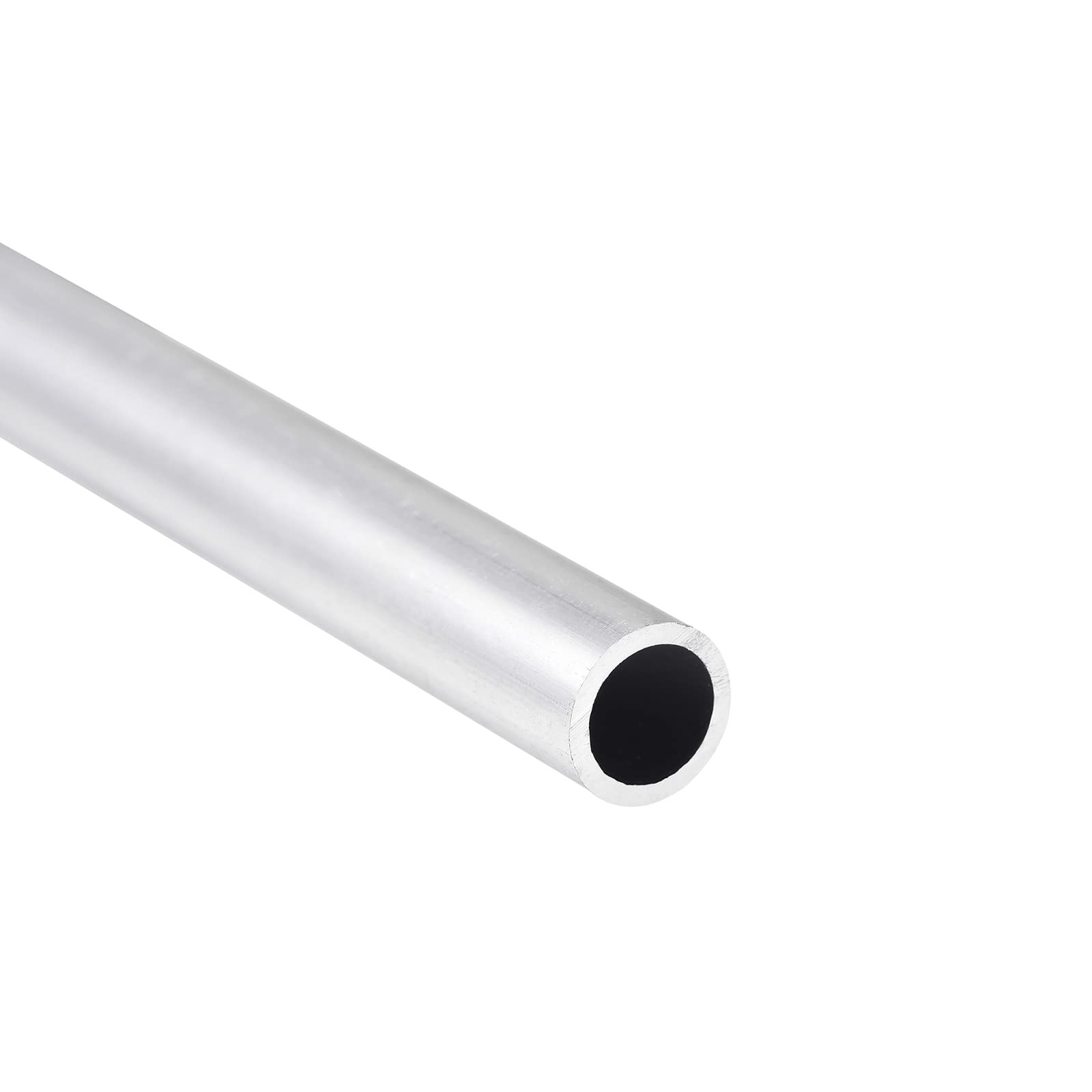 uxcell 6063 Aluminum Round Tube 9mm OD 7mm x x 250mm, Silver Tone