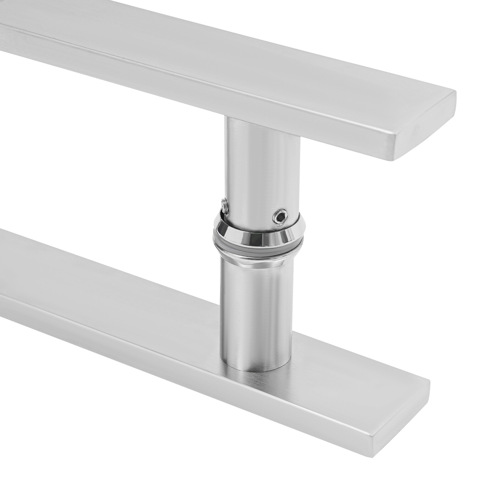 Stainless Steel Door Handle 11.61in Pull Push Sliding Barn Door Handles Silver
