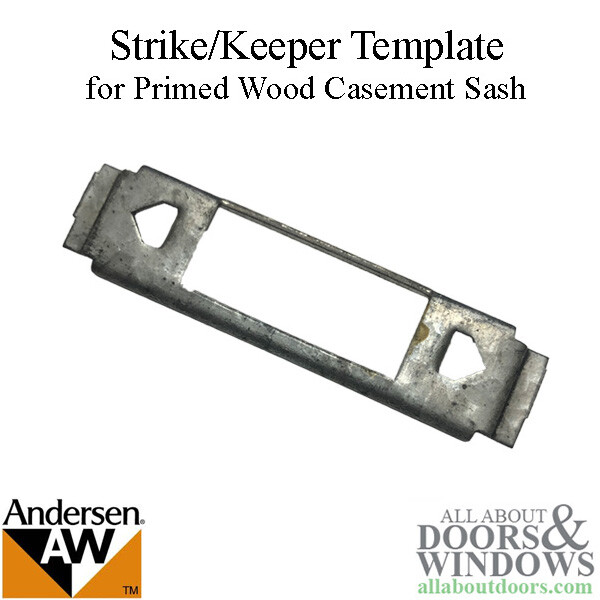 Discontinued Strike/Keeper Template for Primed Wood Casement Sash