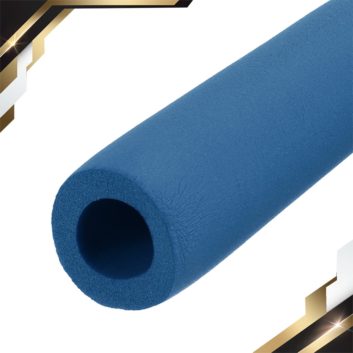 5.9Ft 1-1/4″ 32mm ID Pipe Insulation 7mm Thickness Blue