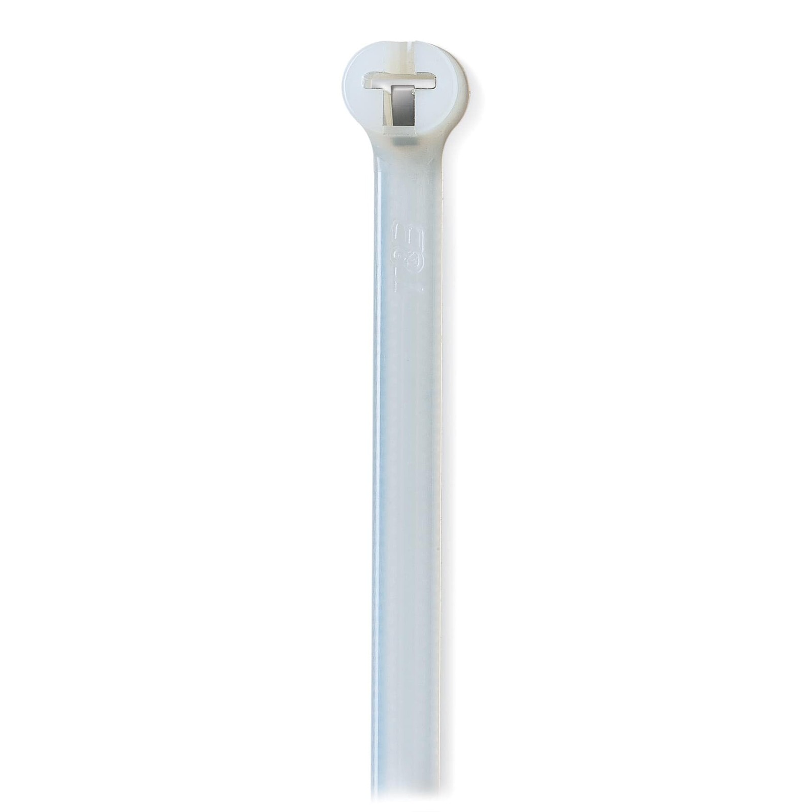 Thomas & Betts Ty-Rap TY523M 4in Nylon Cable Tie 18lb Natural 100-Pack