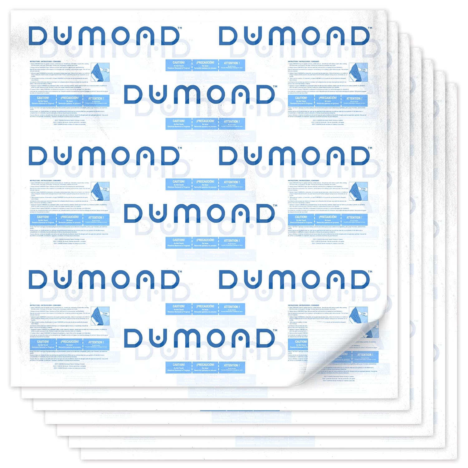 Dumond Laminated Paper 6 Sheets 39″x39″ Paint Remover Protective Sheet