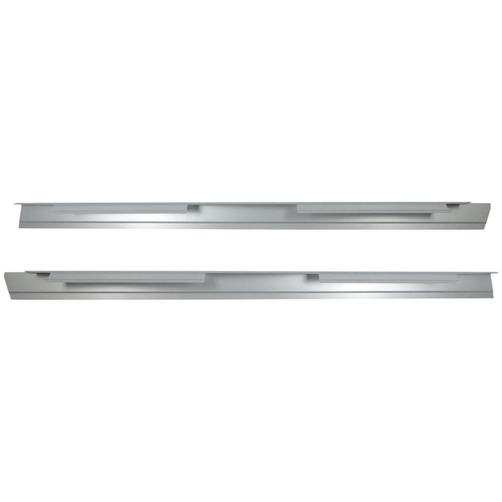 Fits Rocker Panels-1 Pair-Left & Right Sides (Silver, Steel)