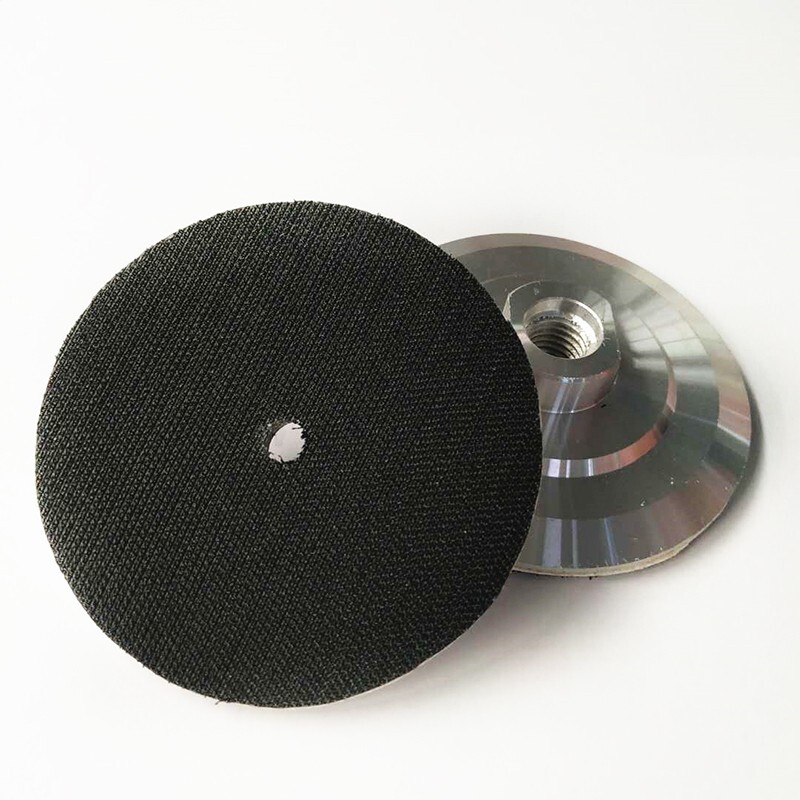 4 Inch Aluminum Backer Pad (2 Pieces) 5/8-11 Thread for Diamond Polishing Pads