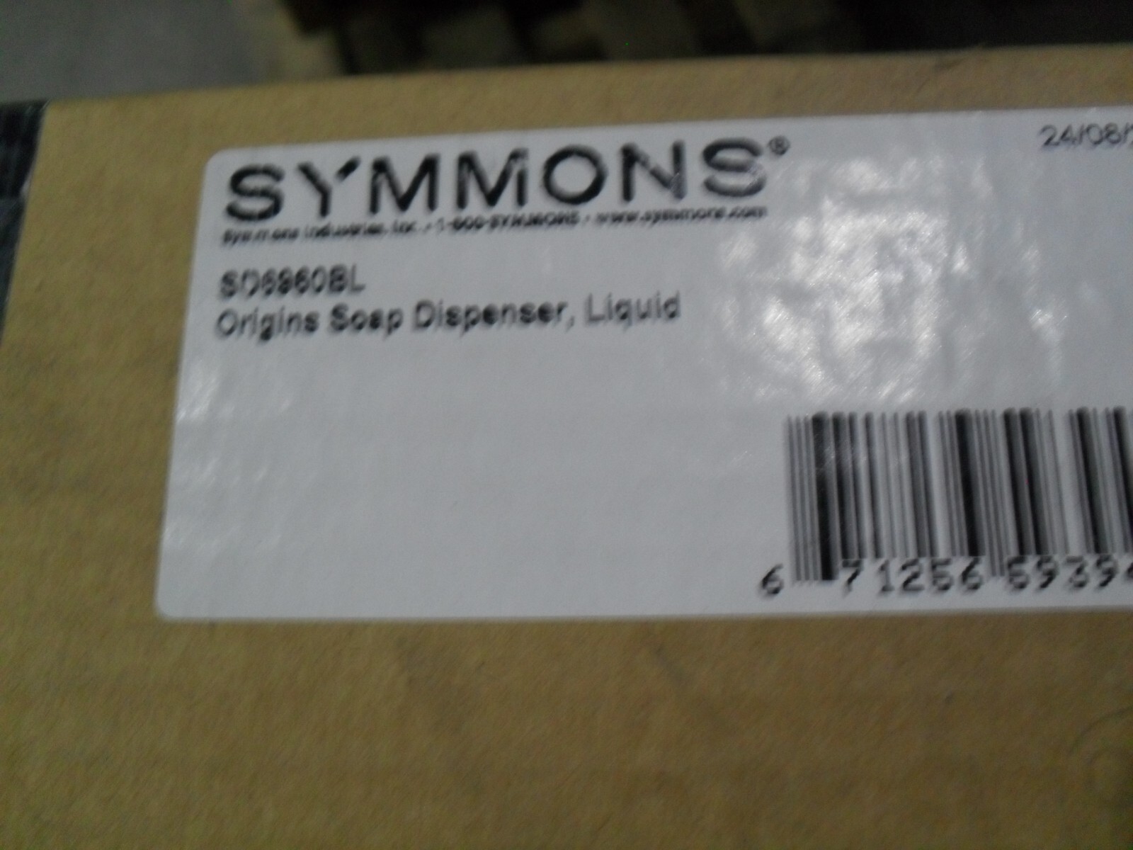 Symmons SD6960BL Origins Touchless sensor soap dispenser