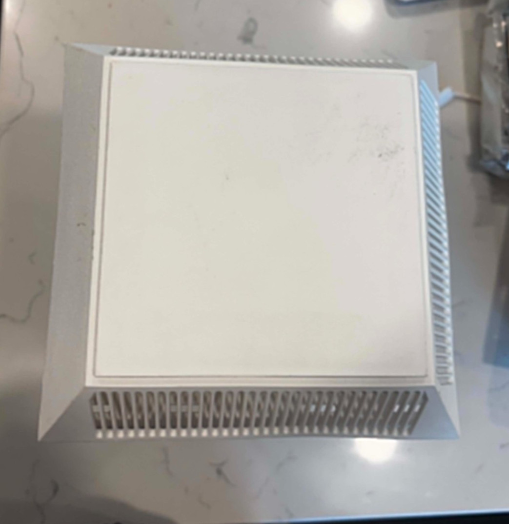 Mid-America Intake/Exhaust Vent White 7″ x 7-1/2″