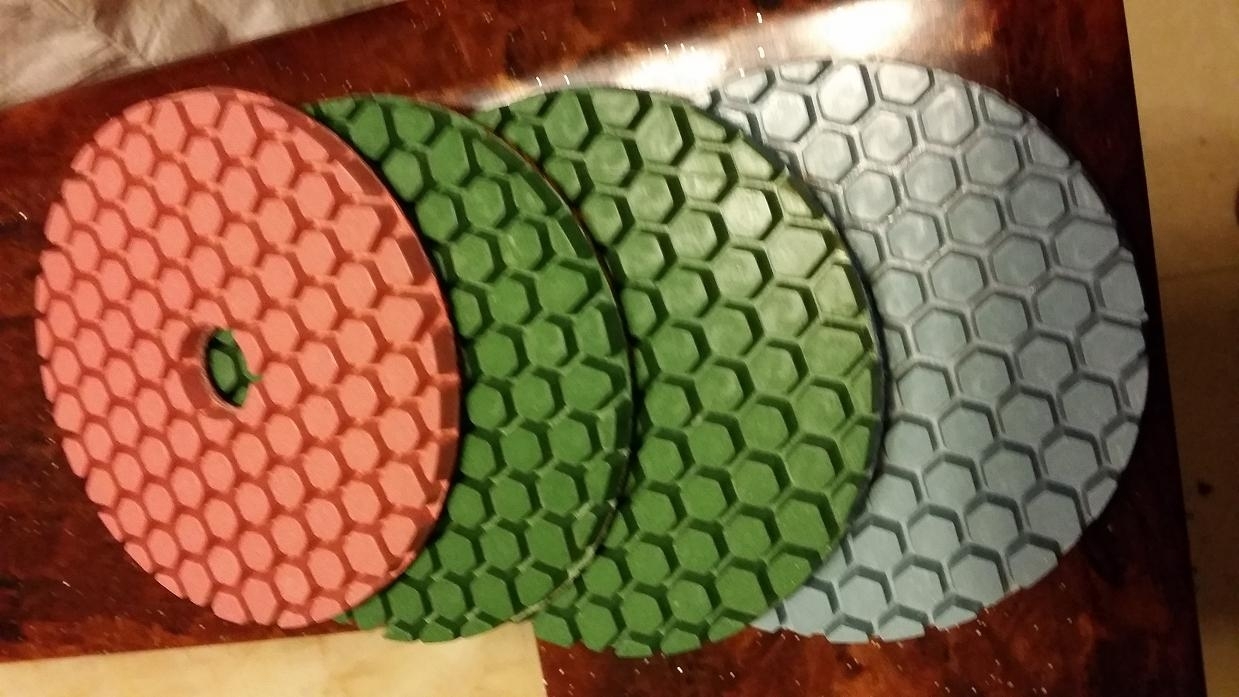 30 X 4″ Ultra Thick Floor Countertop Renew Polishing Pad Concrete Granite quartz