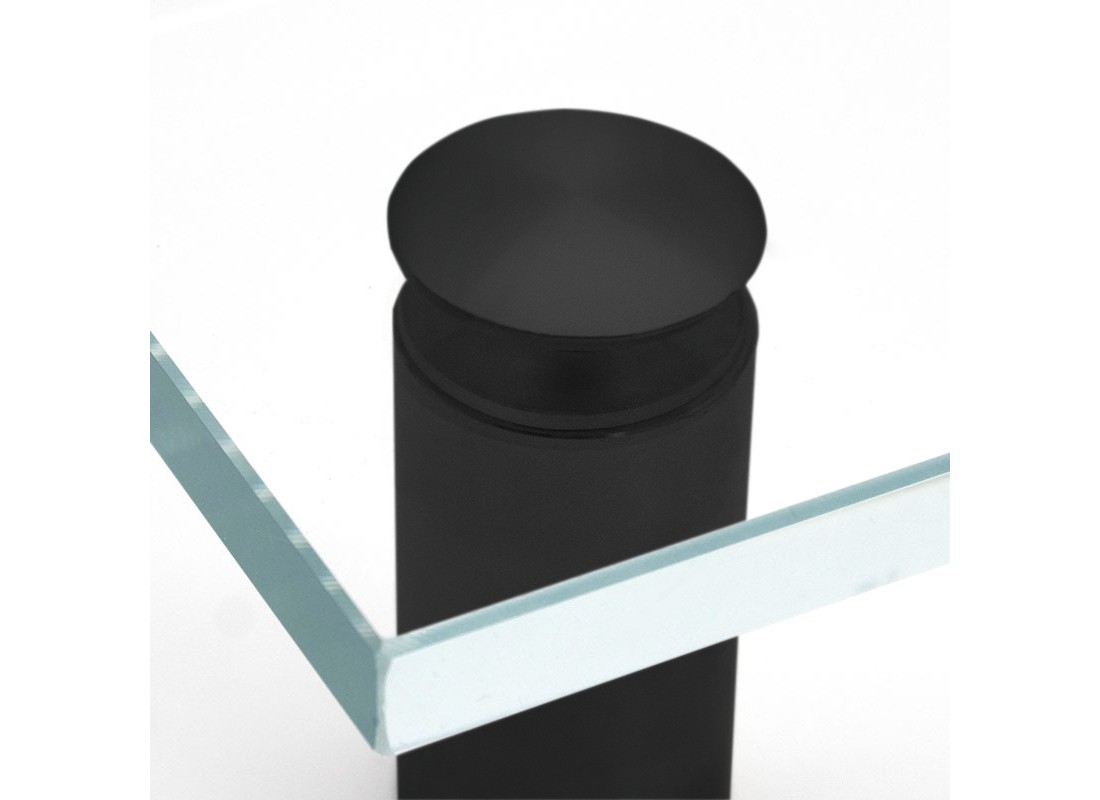FHC S34X34MB 3/4″ x 3/4″ Tall Standoff Base – Textured Matte Black