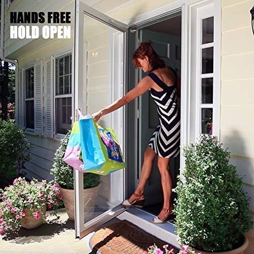 Touch ‘n Hold Smooth Dual Door Closer System Almond – Heavy-Duty – Touch-Butt…