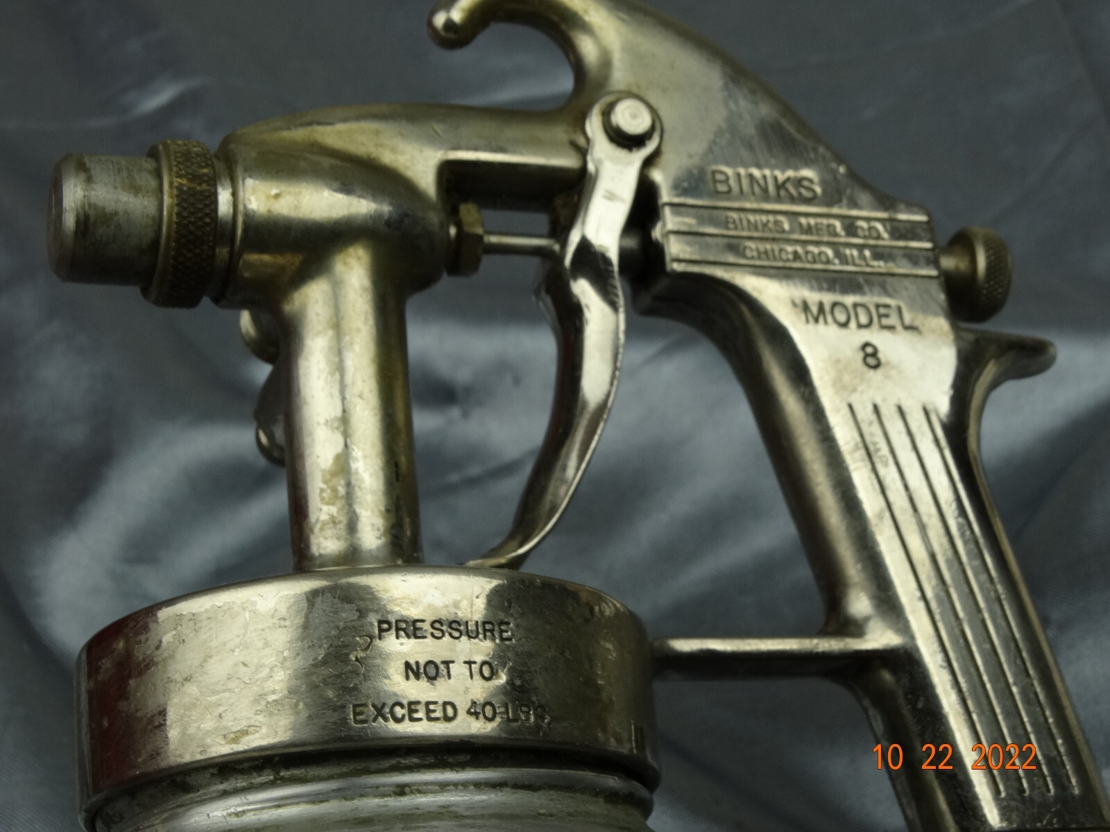 Binks model 8 spray gun set