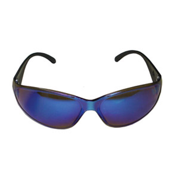 Boas Blue Mirrored Double Lens Safety Glasses 4-Pack – Closeout Special!