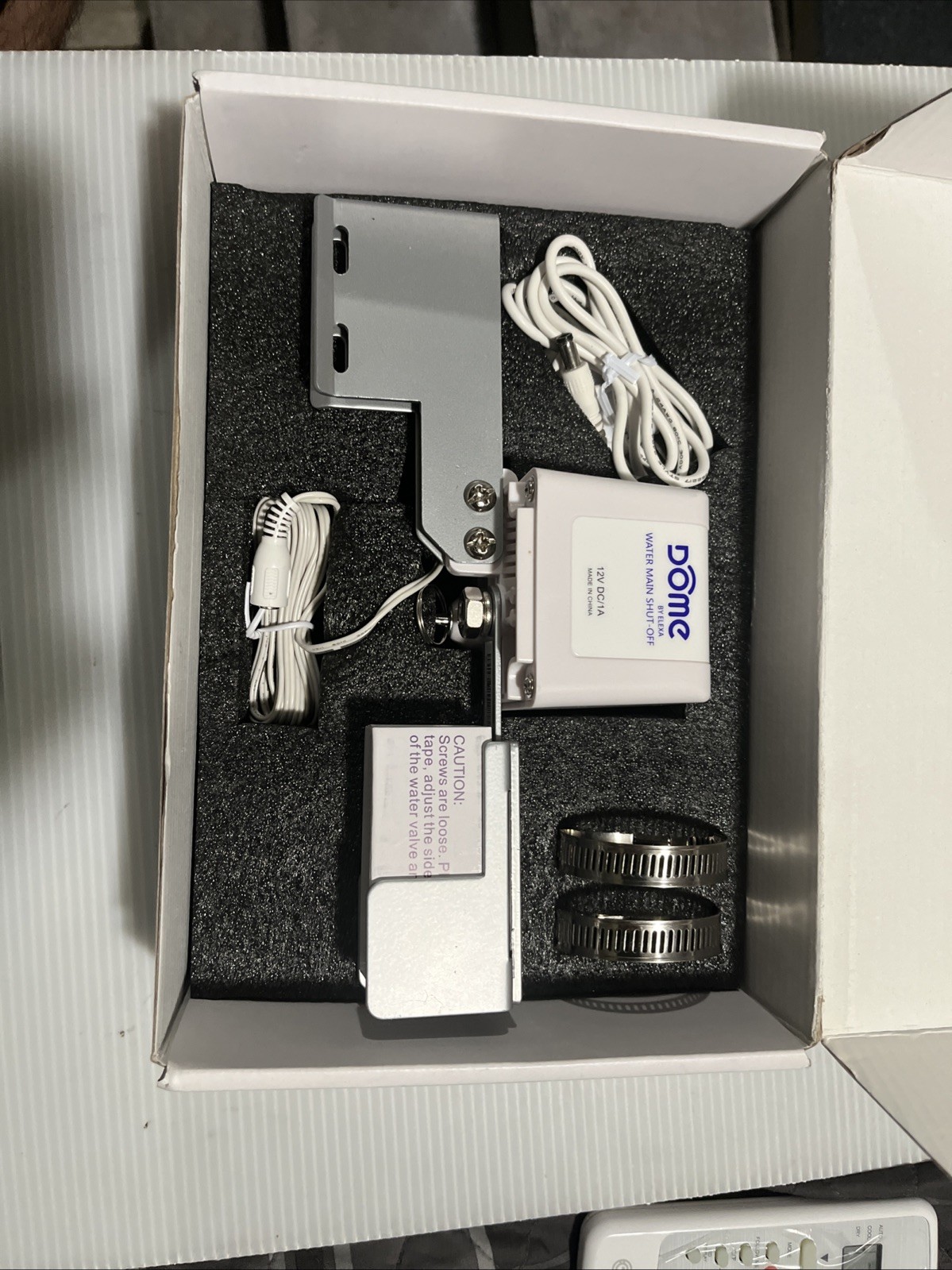 new Dome DMWV1 Z-Wave Smart Water Shut-Off Valve Leak Control NEW
