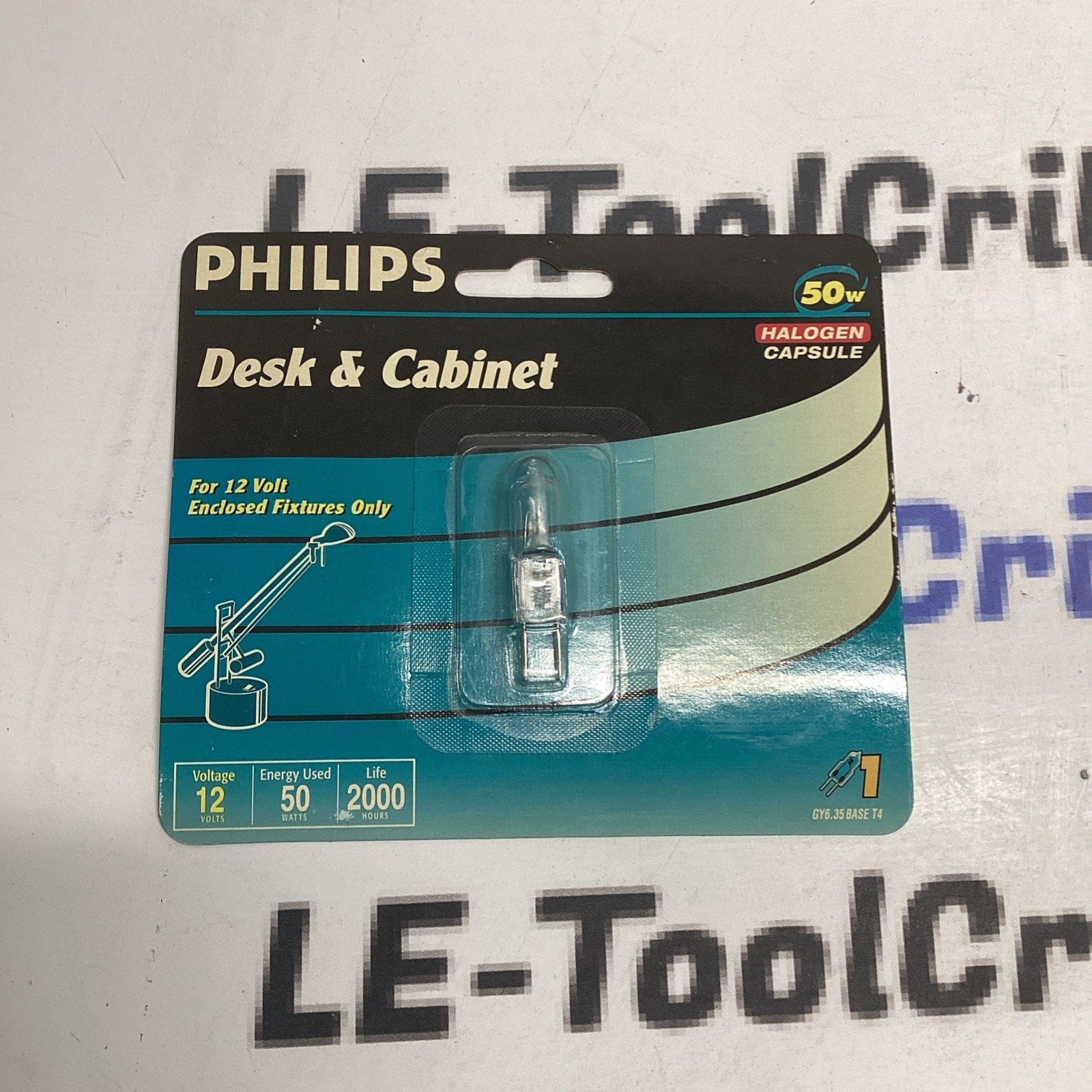 Philips Desk And Cabinet Enclosed Fixtures Only GY6.35 BASE T4 J-354