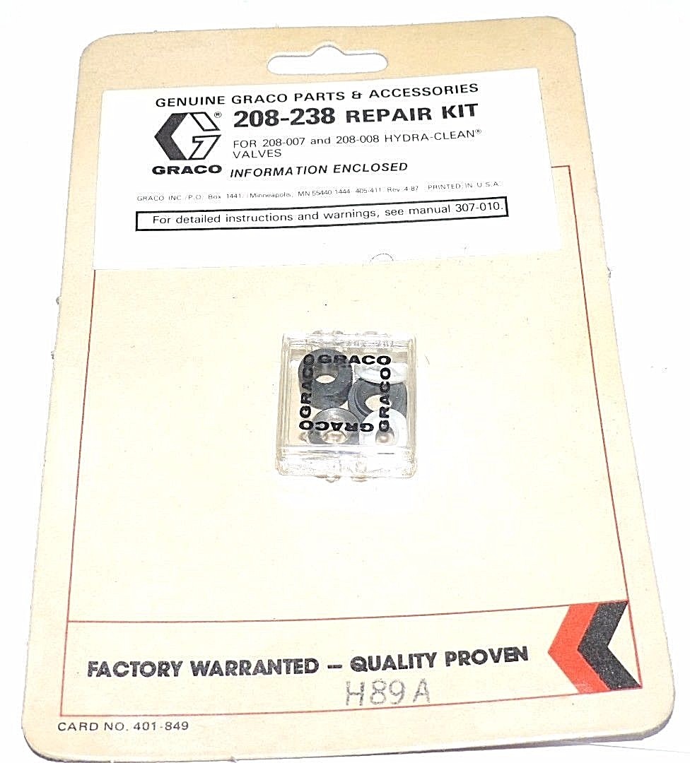 NIB GRACO 208-238 REPAIR KIT 208238