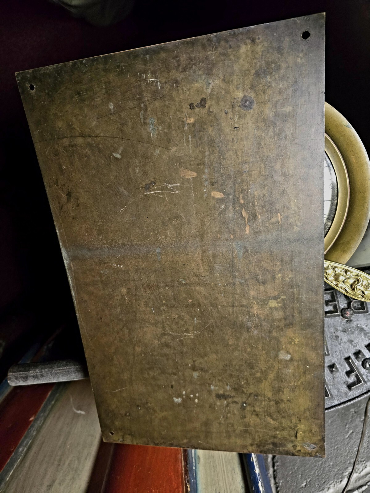 Lexington Ky 1920’S American Contractor J B Kidd Brass Advertising Sign