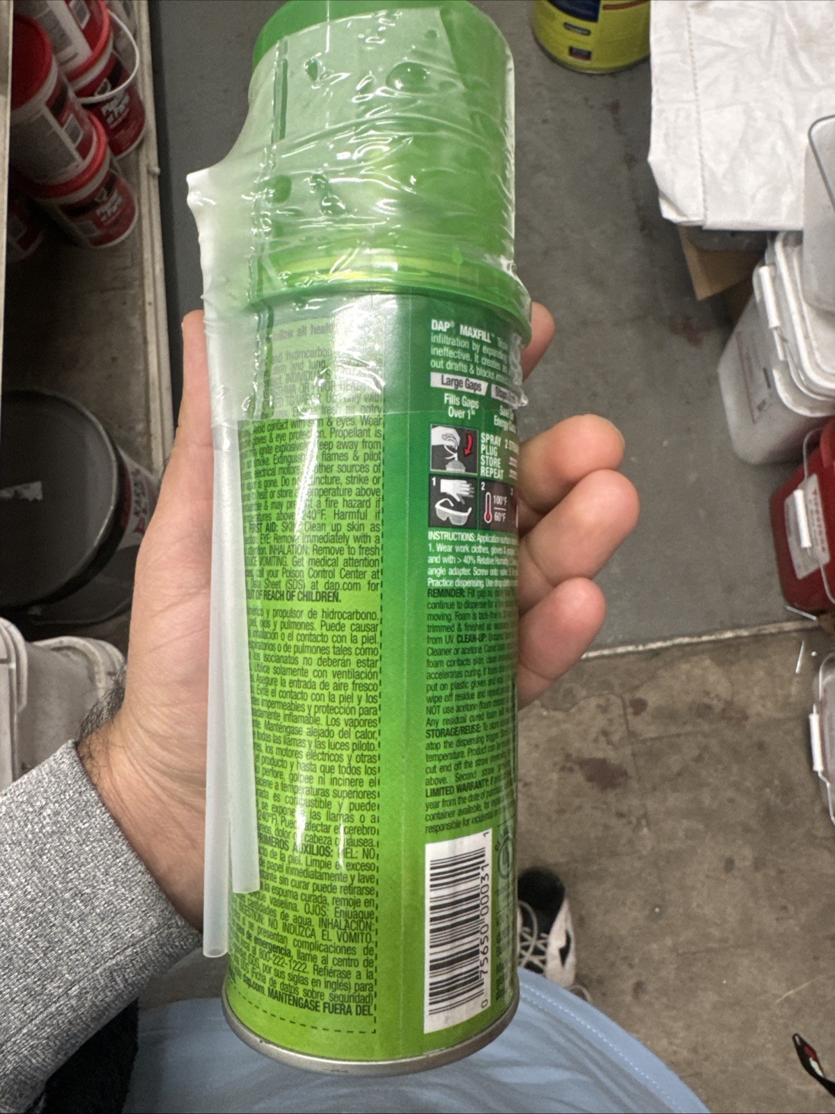 foam spray 1