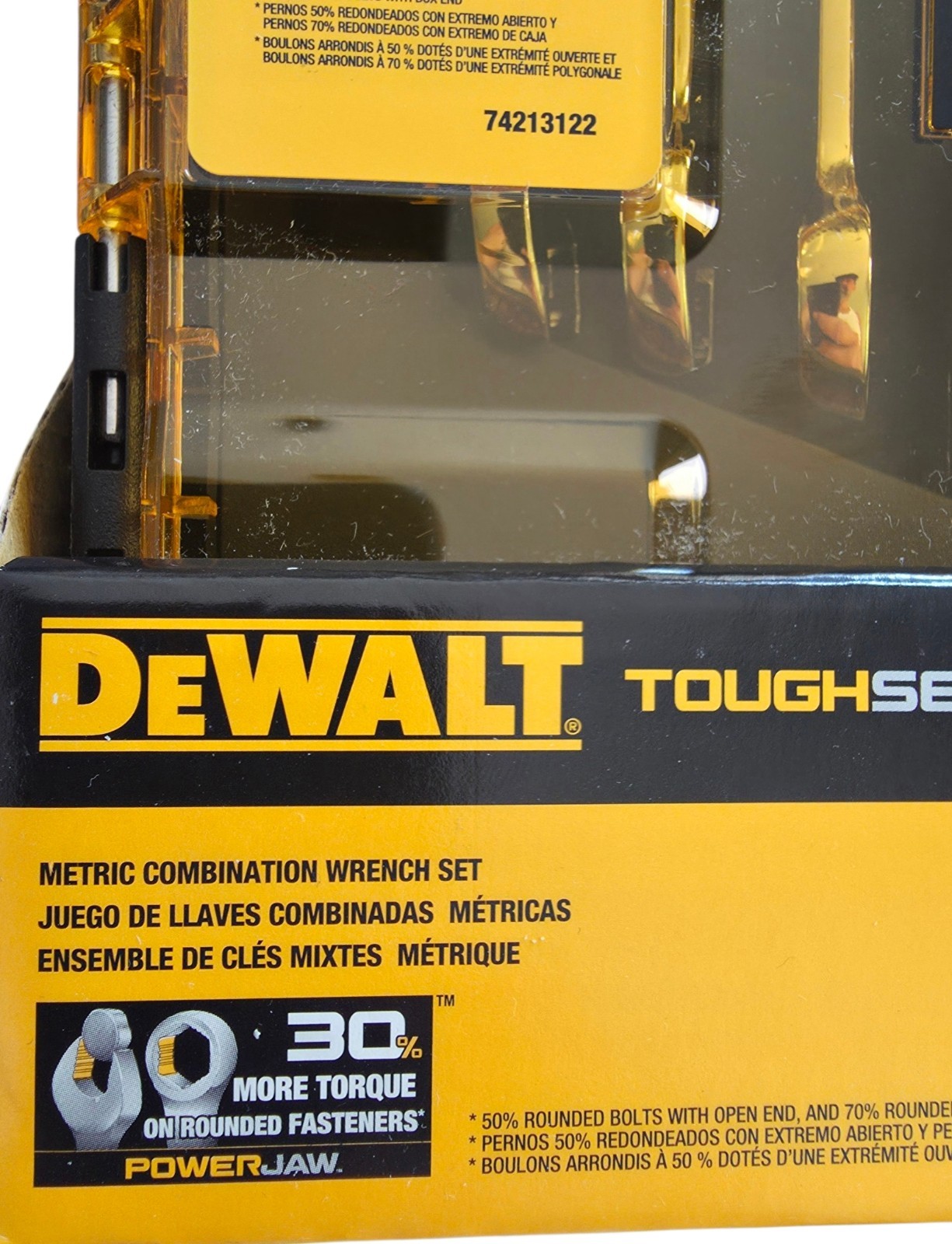 DWMT45426DeWalt TOUGHSERIES Metric Combination Wrench Set – 8 Piece
