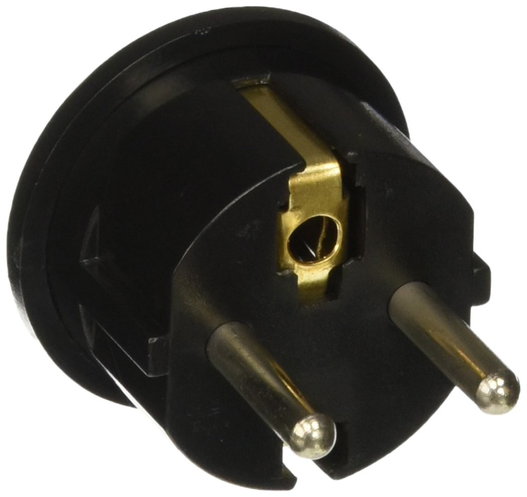 Ckitze USA to Europe, Germany, France, Russia Plug Adapter – Black or White