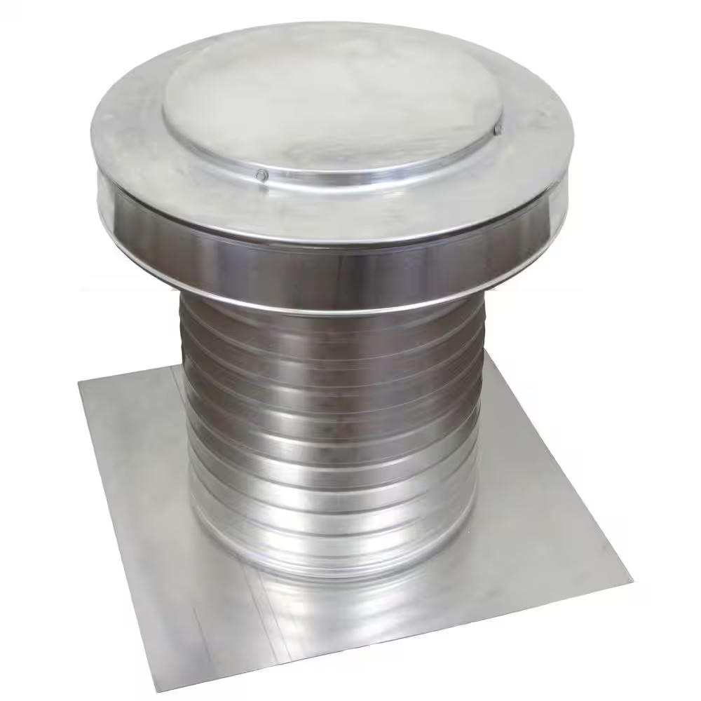 10 In. Dia Keepa Vent an Aluminum Roof Vent for Flat Roofs Air Intake/Exhaust