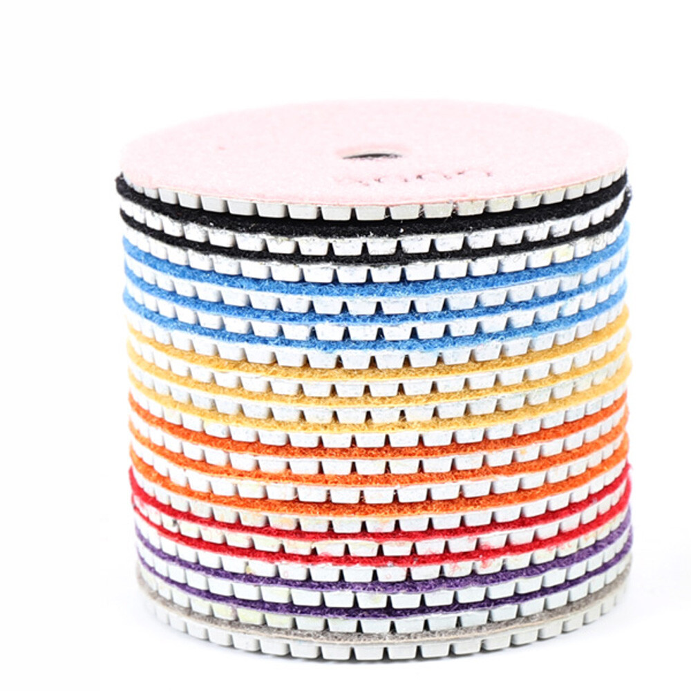 Diamond Polishing Pads 19 Piece Wet Dry Set For Stone Marble Granite Polish