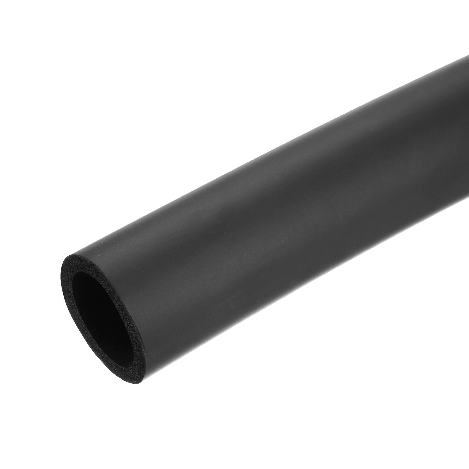 Foam Tubing for Handle Grip Support Pipe Insulation, 45mm ID 60mm OD 1m Black