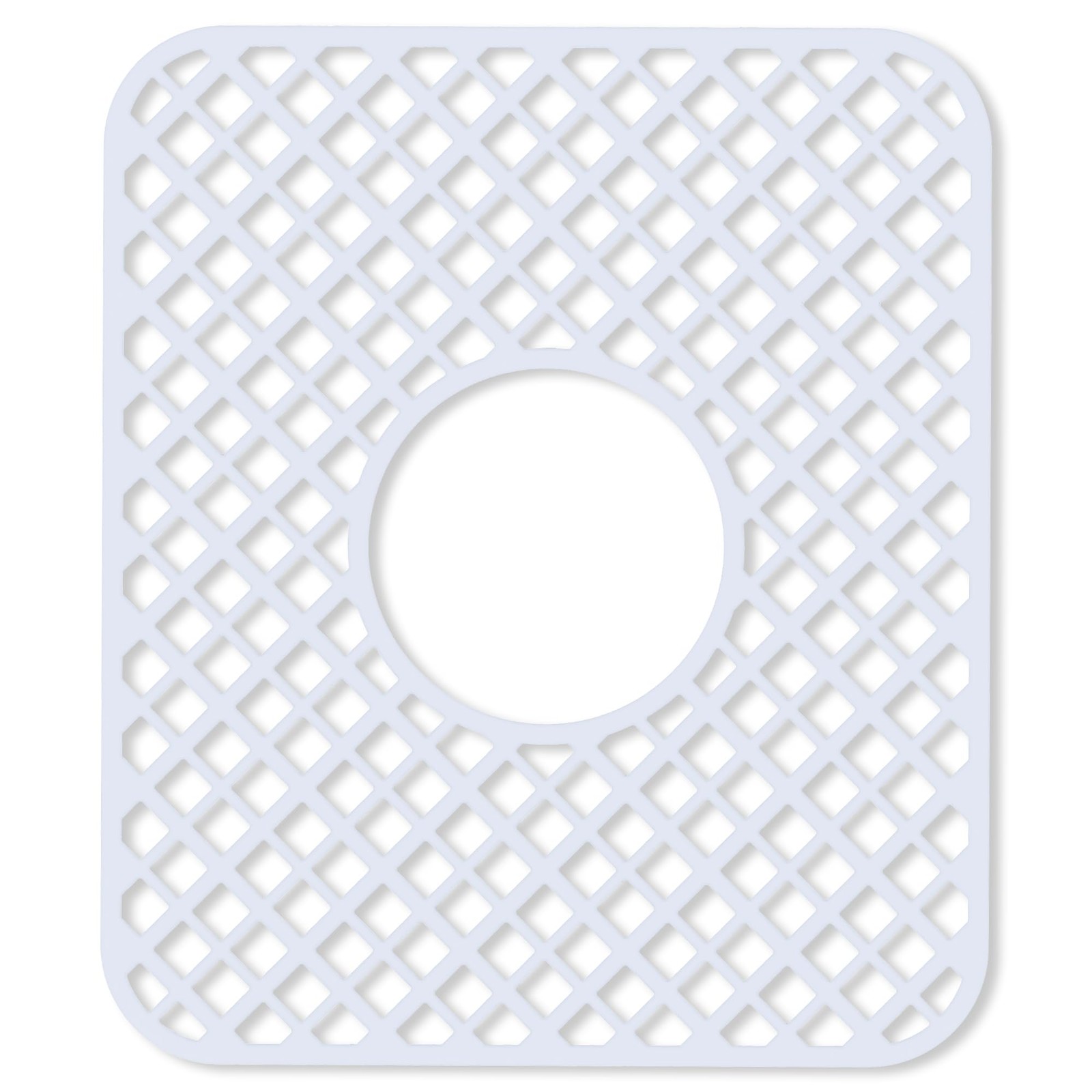 BEHOK 2 Pack Silicone Sink Protector for Kitchen Sink, 13.58 x 11.6″, White