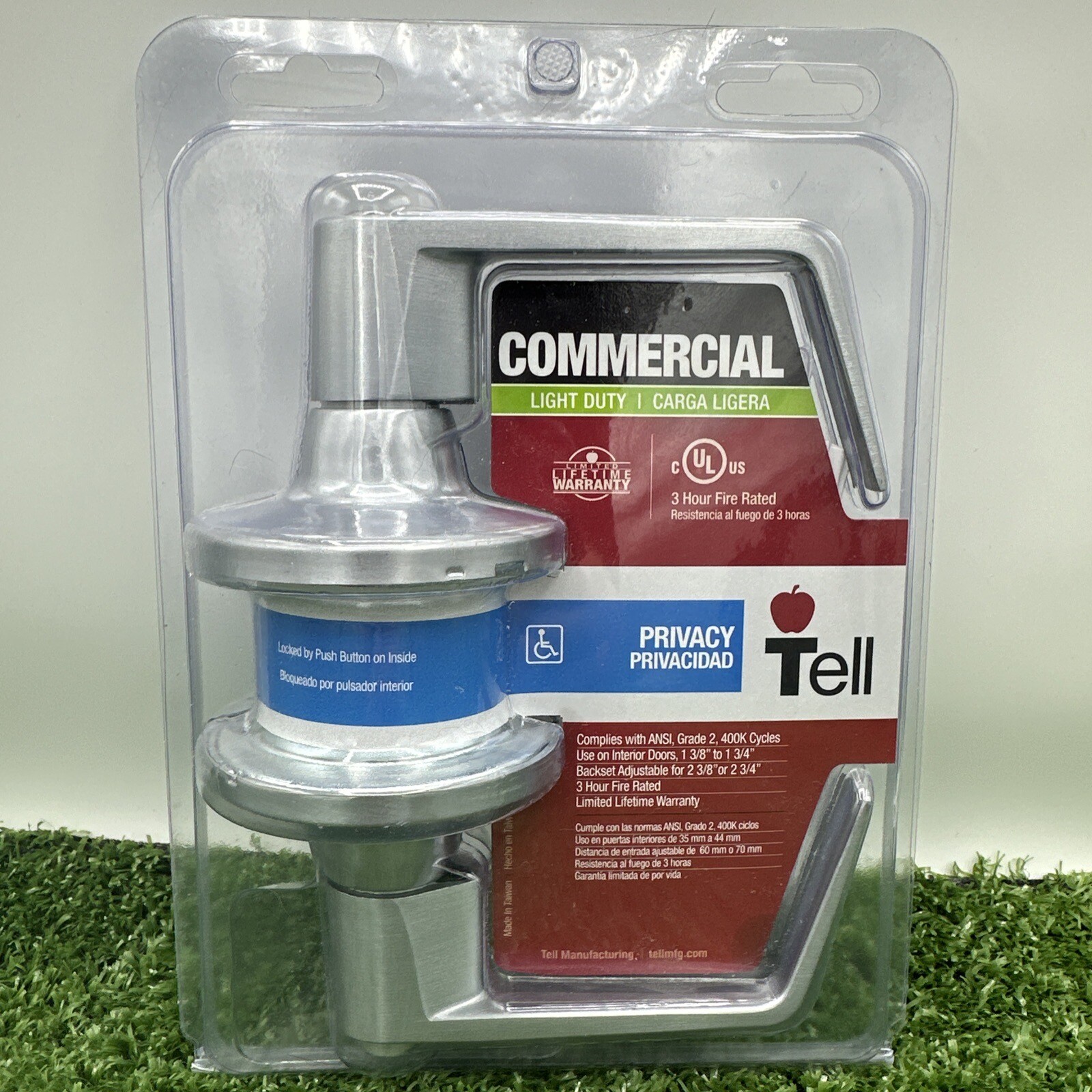 Tell Commercial Light Duty, Privacy. 3 Hour Fire Rated