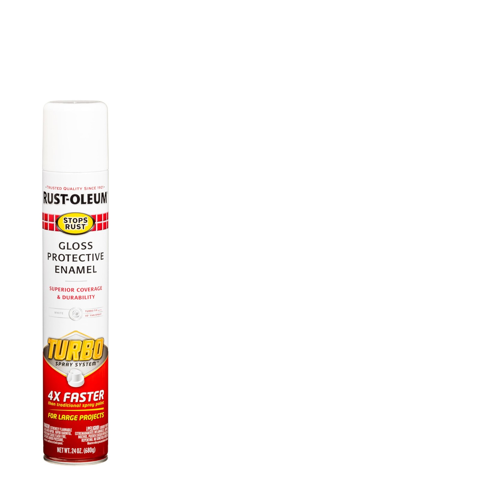 Rust-Oleum 334133-6PK Stops Rust Turbo Spray 24 Ounce (Pack of 6), White