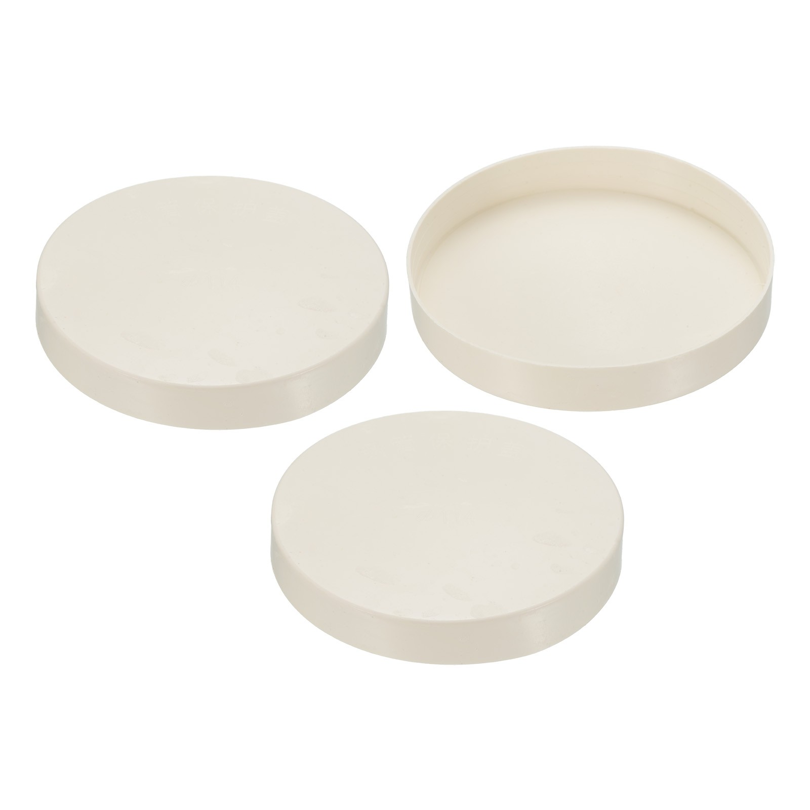3pcs 4.5″ PVC Pipe End Cap Fitting Furniture Grade Plug Coupling Socket Adapter
