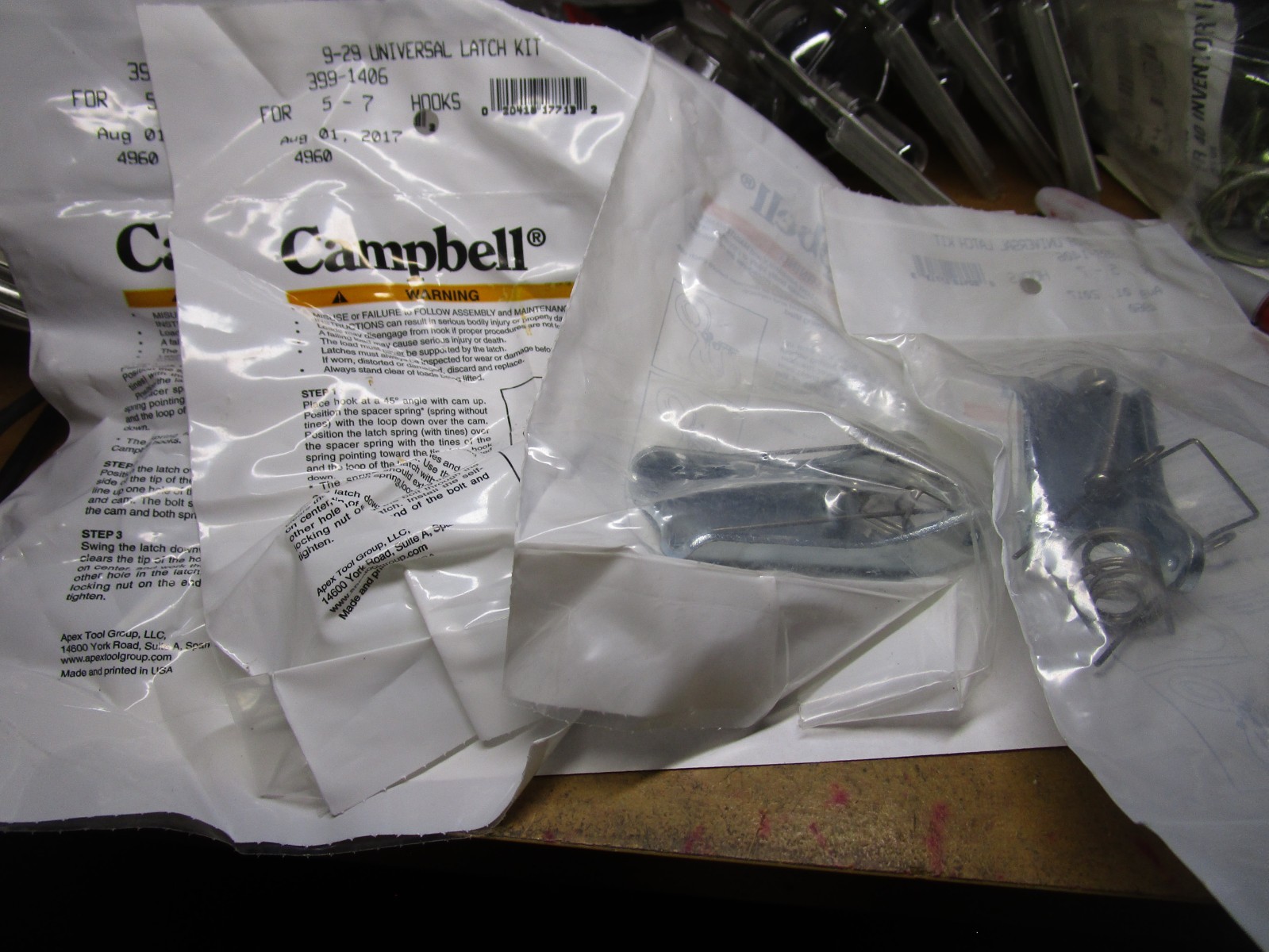 Campbell’s 3991406 17713 9-29 UNIVERSAL LATCH KIT QTY 4
